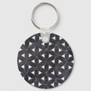 Charcoal Gray Mosaic   levenspatroon Sleutelhanger