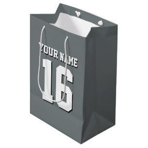 Charcoal Gray Sports Jersey Team Jersey Medium Cadeauzakje