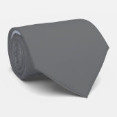 Charcoal Luxe Stropdas (Opgerold)