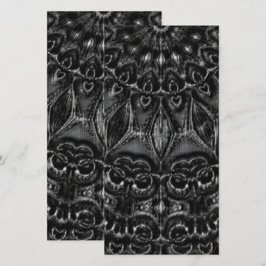 Charcoal Mandala (Voorkant / Achterkant)