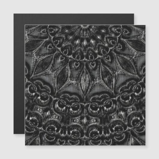 Charcoal Mandala (Voorkant / Achterkant)