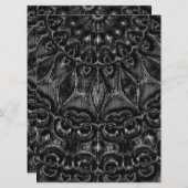 Charcoal Mandala (Voorkant / Achterkant)