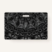 Charcoal Mandala  Badge (Achterkant)