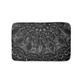 Charcoal Mandala Badmat (Voorkant)
