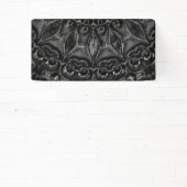 Charcoal Mandala Banner (Insitu)