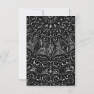 Charcoal Mandala Bedankkaart