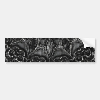 Charcoal Mandala Bumpersticker