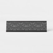 Charcoal Mandala Bureau Naambordje (Voorkant)