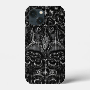 Charcoal Mandala iPhone 13 Mini Hoesje
