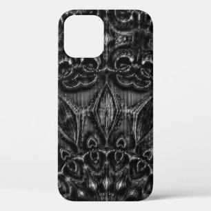 Charcoal Mandala iPhone 12 Pro Hoesje