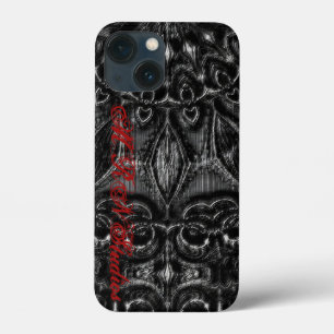 Charcoal Mandala iPhone 13 Mini Hoesje