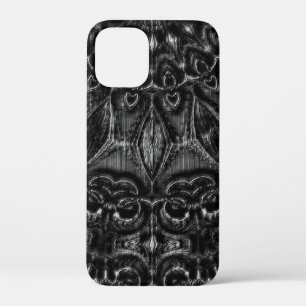 Charcoal Mandala iPhone 12 Mini Hoesje