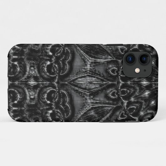 Charcoal Mandala  Case-Mate iPhone Case (Achterkant (horizontaal))