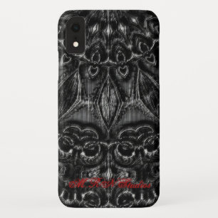 Charcoal Mandala iPhone XR Hoesje