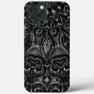 Charcoal Mandala  iPhone 13 Pro Max Hoesje
