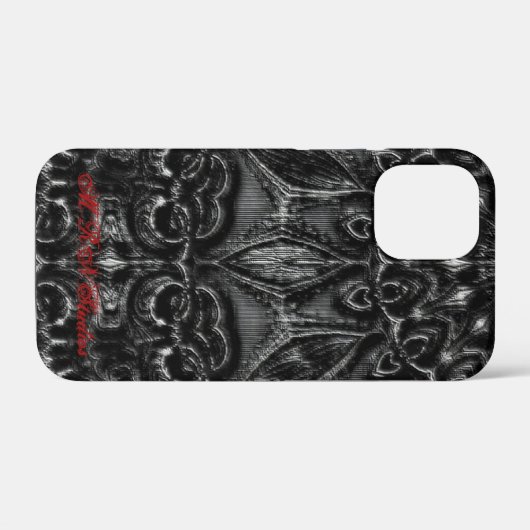 Charcoal Mandala Case-Mate iPhone Case (Achterkant (horizontaal))