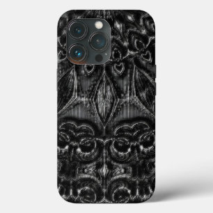 Charcoal Mandala  iPhone 13 Pro Hoesje