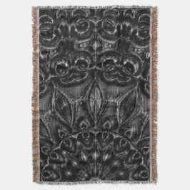 Charcoal Mandala Deken