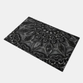 Charcoal Mandala Deurmat (Schuin)