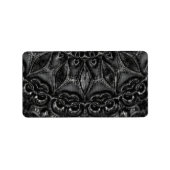 Charcoal Mandala Etiket (Voorkant)