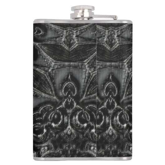 Charcoal Mandala Flask Heupfles (Achterkant)