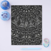 Charcoal Mandala Flyer (Enkel)