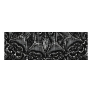 Charcoal Mandala Foto afdrukken Afdruk