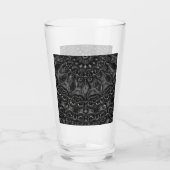 Charcoal Mandala Glas (Achterkant)