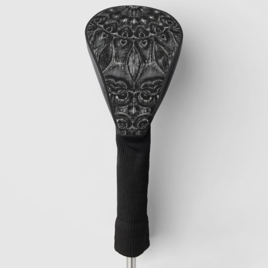 Charcoal Mandala Golfheadcover (Voorkant)