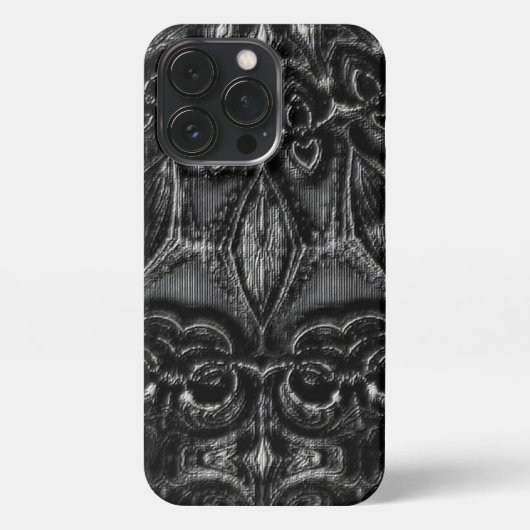 Charcoal Mandala iPhone Hoesje (Achterkant)