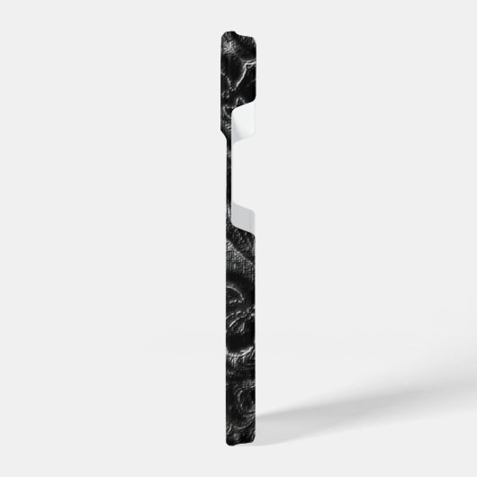 Charcoal Mandala iPhone Hoesje (Linkerkant)