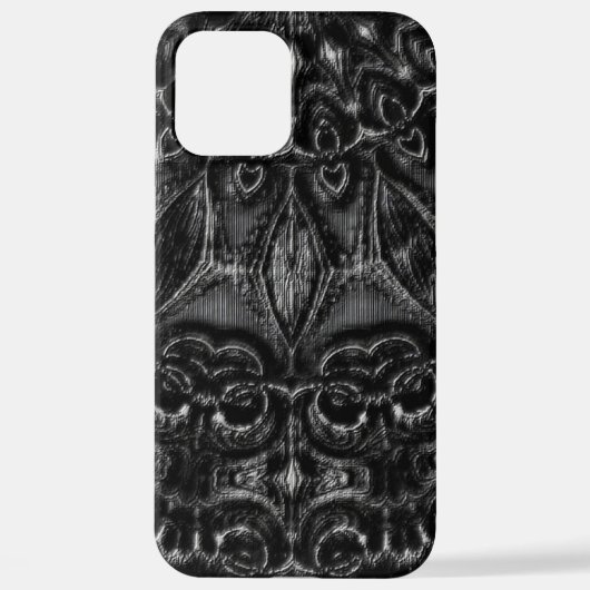 Charcoal Mandala iPhone Hoesje (Achterkant)