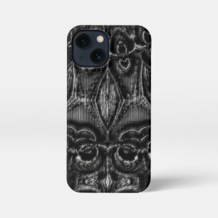 Charcoal Mandala iPhone 13 Mini Hoesje