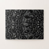 Charcoal Mandala Jigzaag Puzzle Legpuzzel (Horizontaal)
