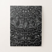 Charcoal Mandala Jigzaag Puzzle Legpuzzel (Verticaal)