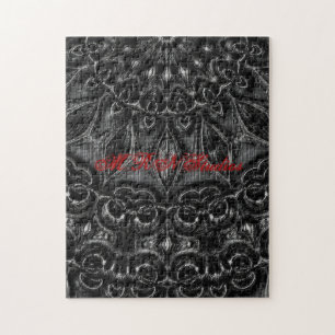 Charcoal Mandala Jigzaag Puzzle Legpuzzel