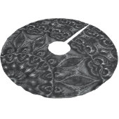 Charcoal Mandala Kerstboom Rok (Gekanteld)