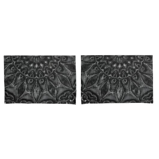 Charcoal Mandala Kussensloop (Voorkant-Set)