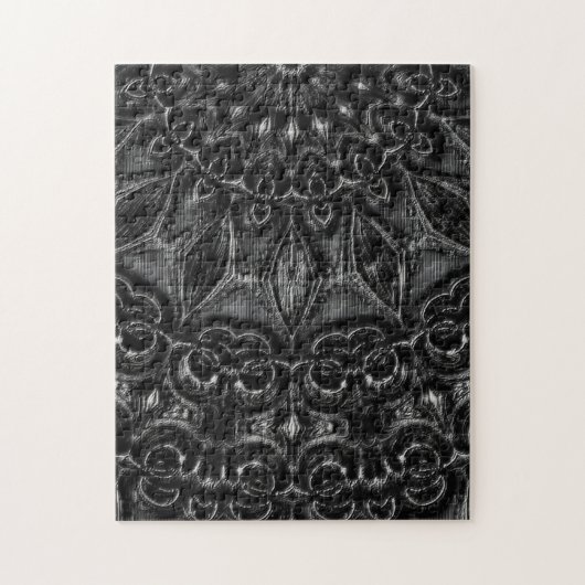 Charcoal Mandala Legpuzzel (Verticaal)