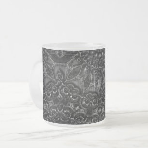 Charcoal Mandala Matglas Koffiemok