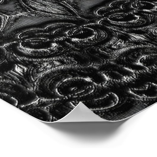 Charcoal Mandala Poster (Hoek)