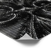 Charcoal Mandala  Poster (Coin)