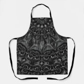 Charcoal Mandala Schort (Voorkant)