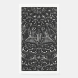Charcoal Mandala Servet
