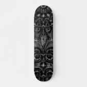Charcoal Mandala Skateboard (Voorkant)