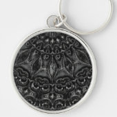 Charcoal Mandala Sleutelhanger (Voorkant)