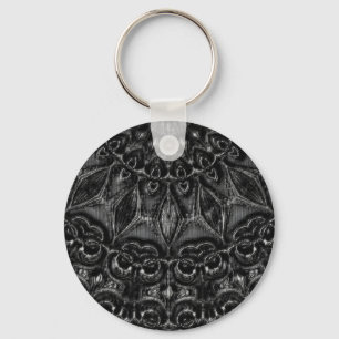 Charcoal Mandala Sleutelhanger