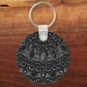 Charcoal Mandala Sleutelhanger (Achterkant)