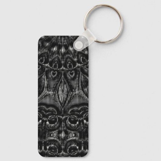 Charcoal Mandala Sleutelhanger (Achterkant)