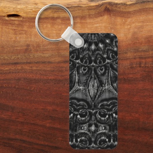 Charcoal Mandala Sleutelhanger (Voorkant)